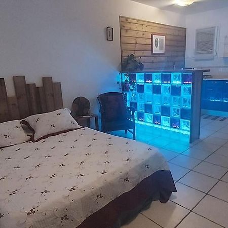Grand Studio En Bas De Villa Avec Vue Sur Mer Au Carbet Ле Карбе Екстериор снимка
